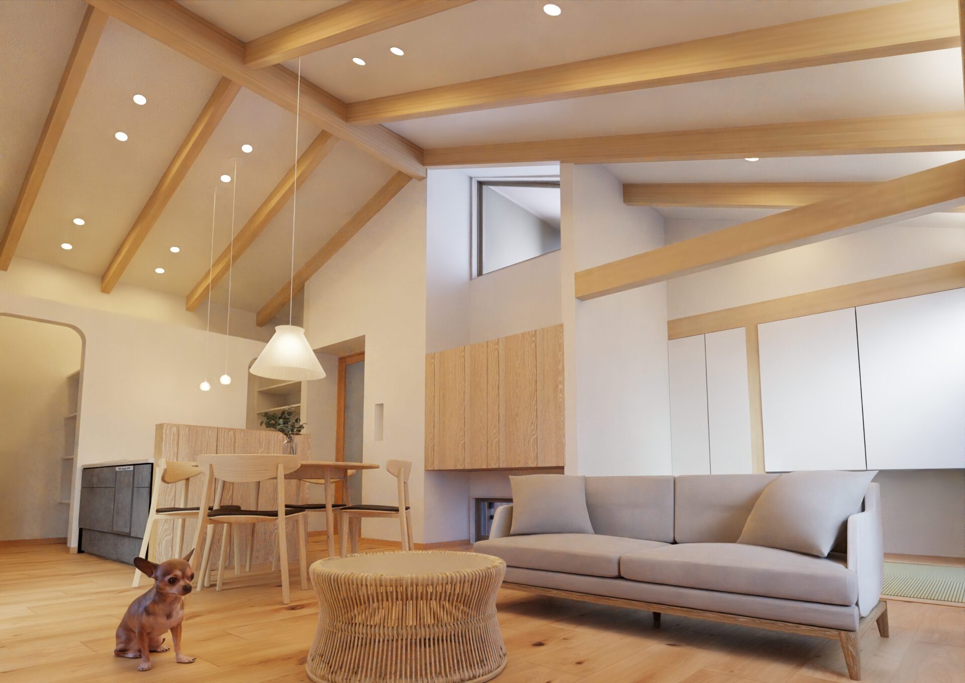 オープンハウス 「木の温もりが心地よいチワワと暮らす平屋」 -予約制-